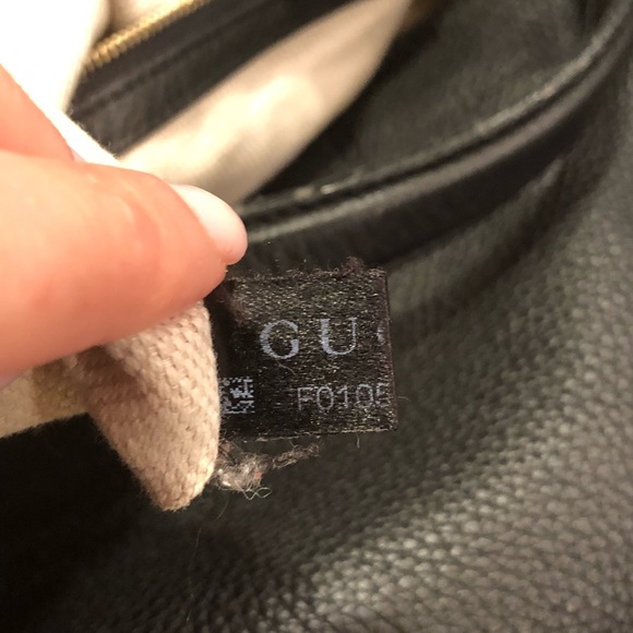 Gucci Soho Large Black Pebbled LeatherShoulder Bag - Picture 7 of 9